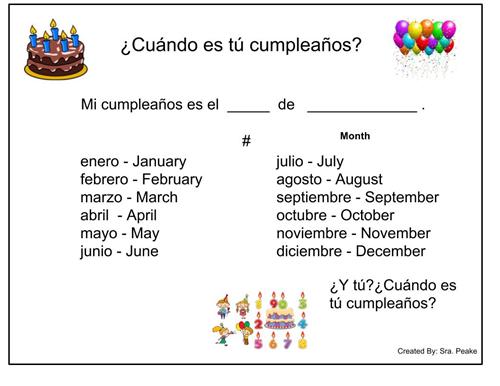 World Language Cu ndo Es T Cumplea os When Is Your Birthday world-language-cu-ndo-es-t-cumplea-os-when-is-your-birthday